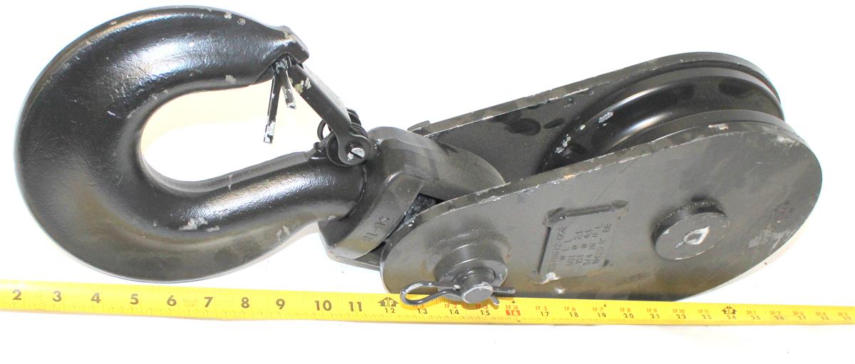 Tackle Snatch Block with Opening Sheave 15 ton Capacity Rigging